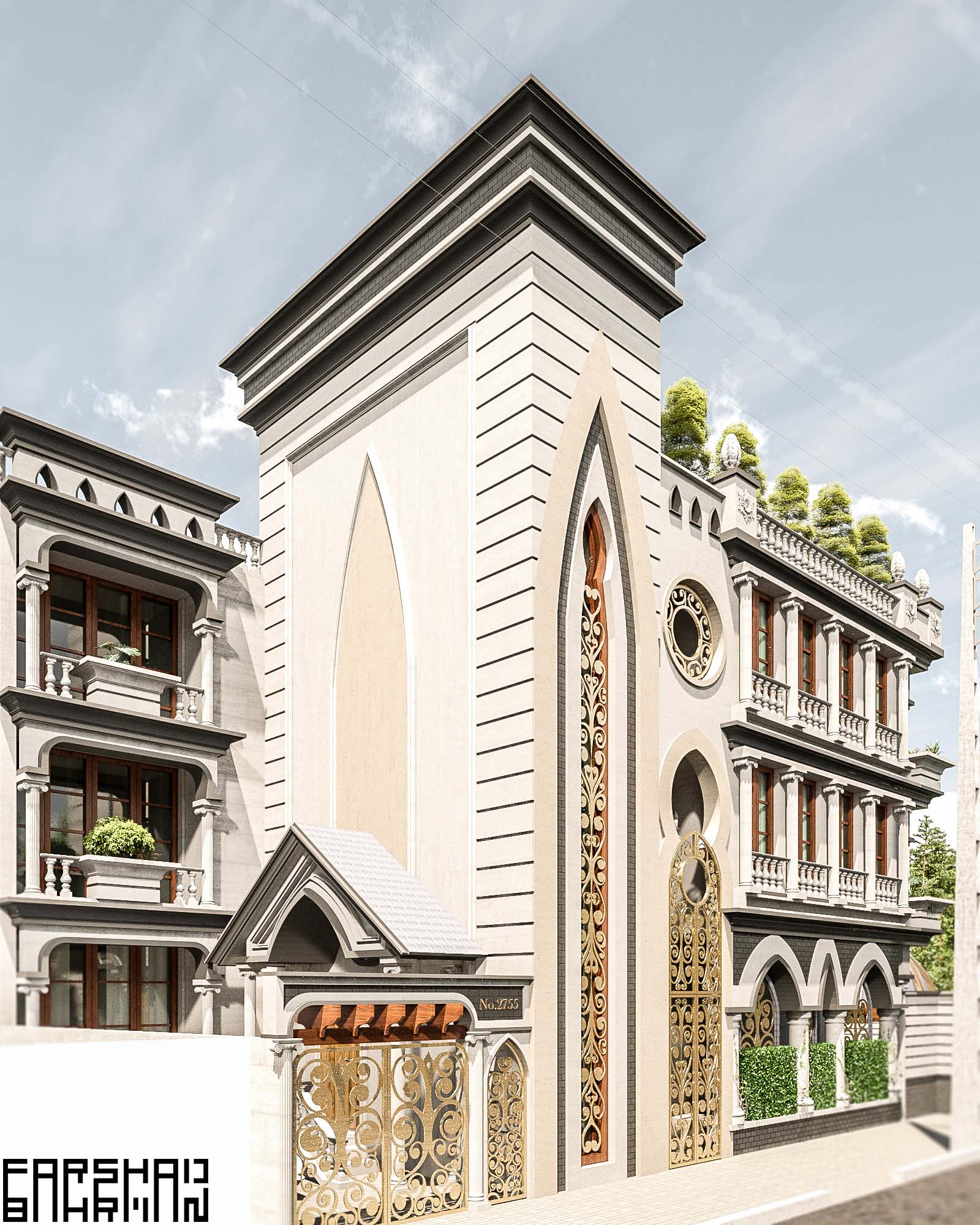 classic villa apartment interior exterior design architecture