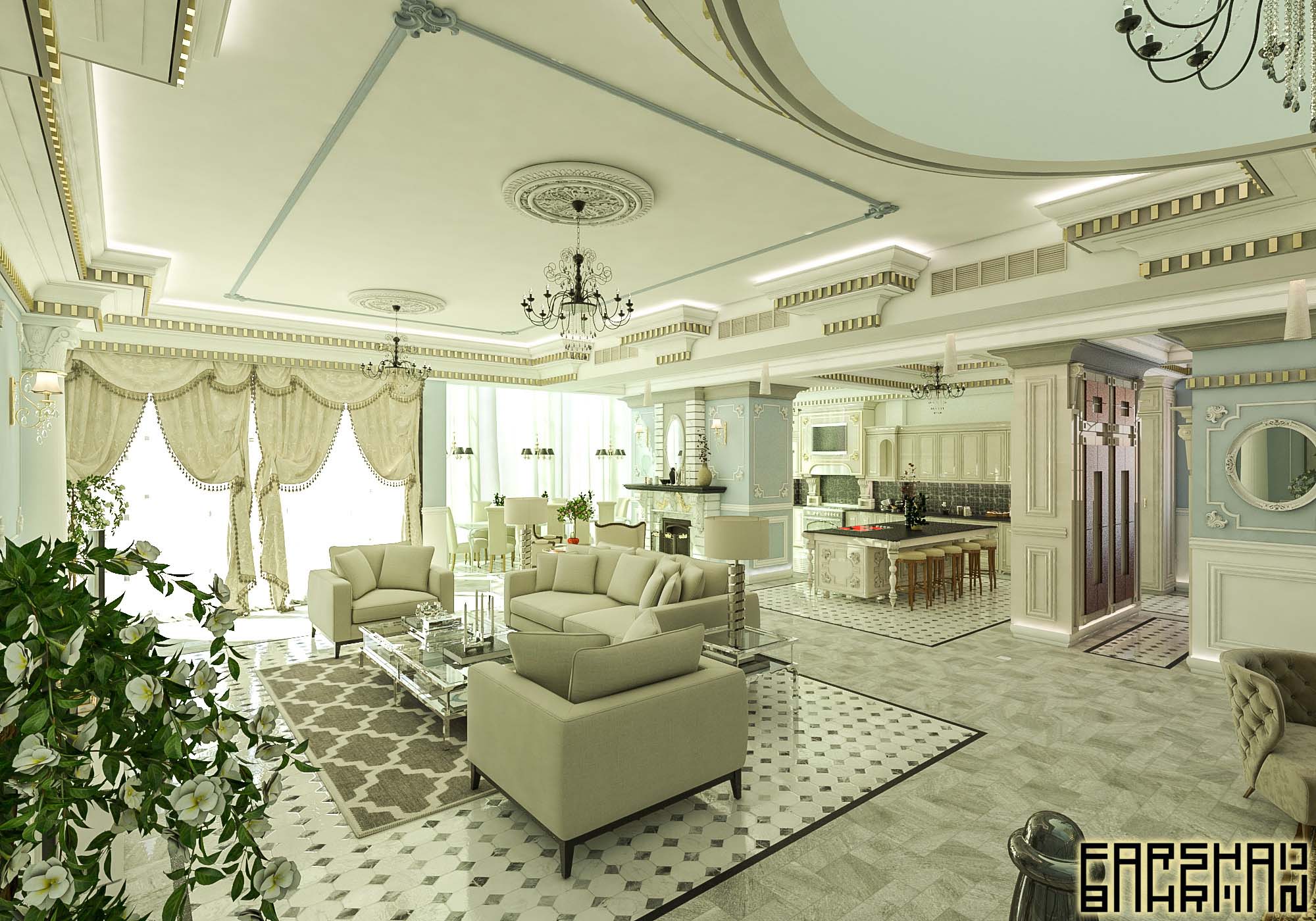 classic villa apartment interior exterior design architecture