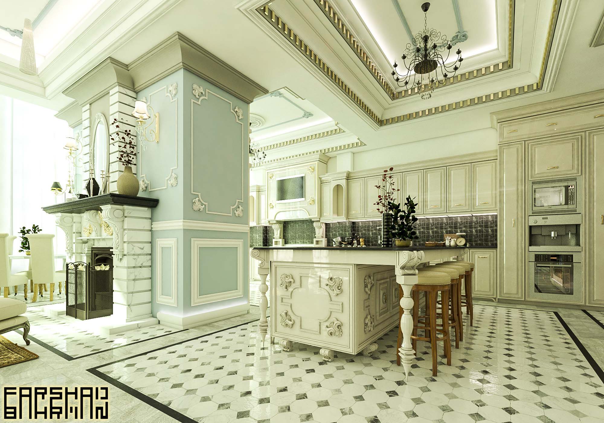 classic villa apartment interior exterior design architecture