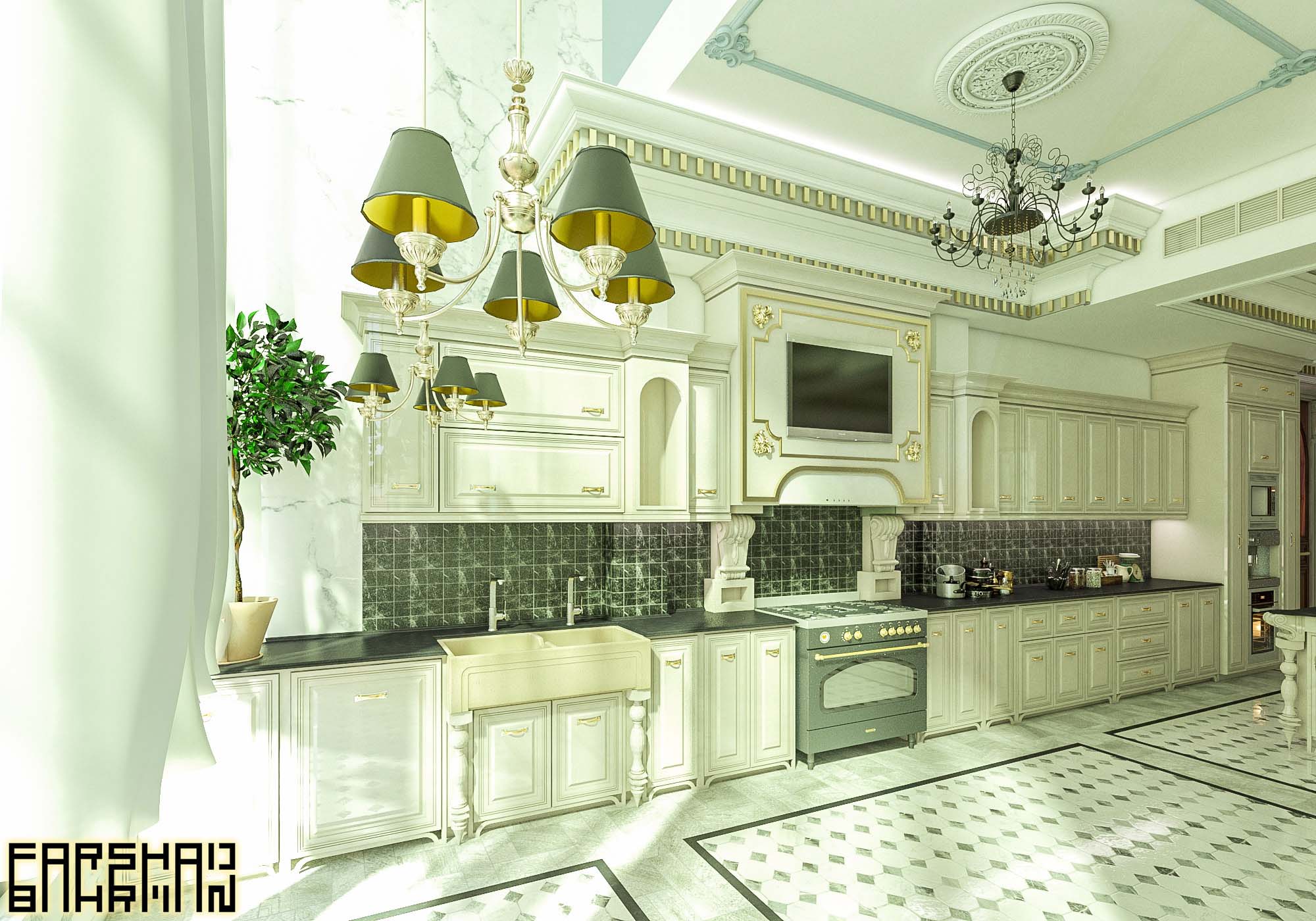 classic villa apartment interior exterior design architecture