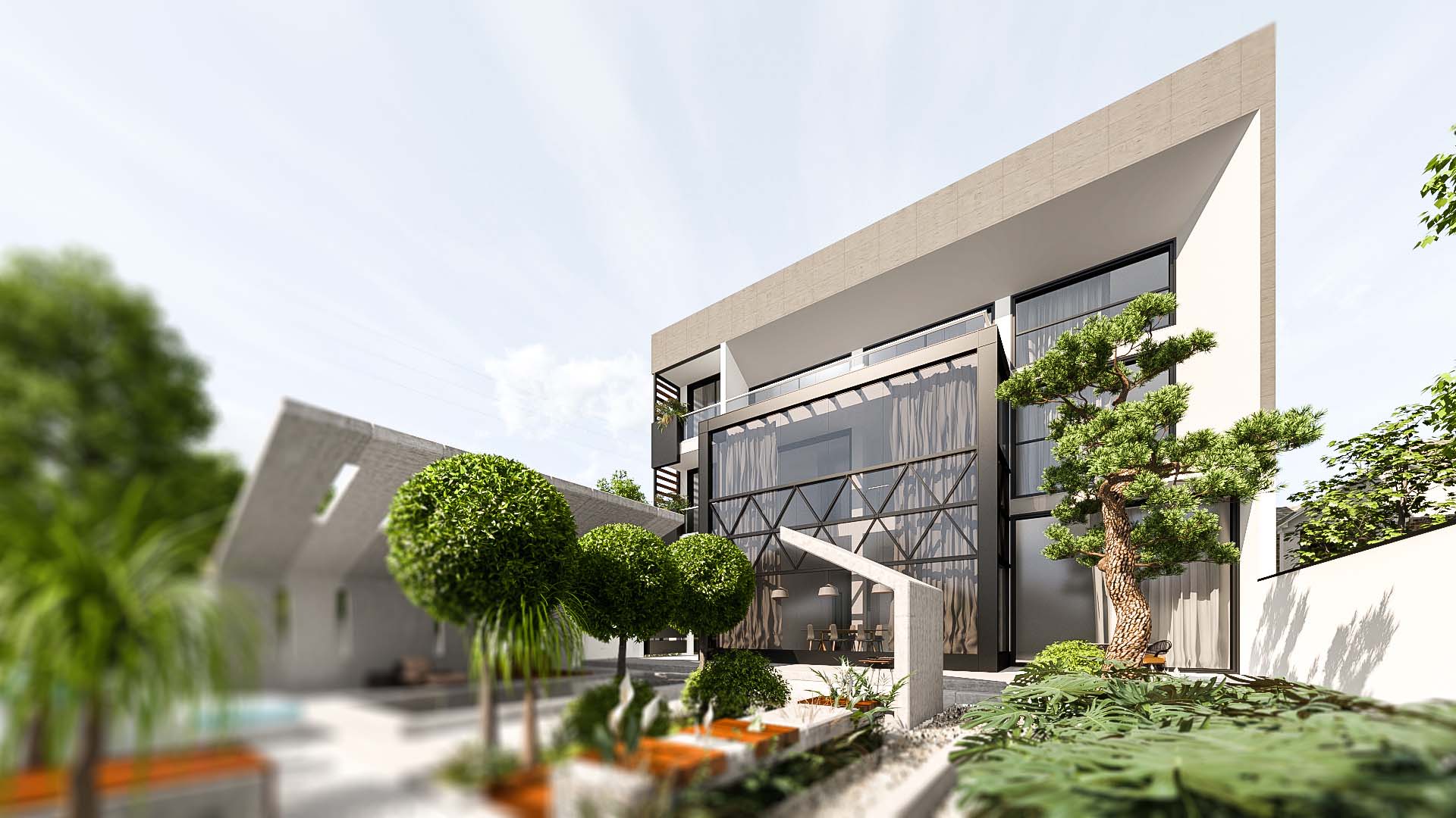 modern villa apartment interior exterior design architecture